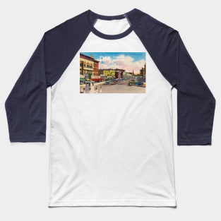 Danbury Main Street Scenes Baseball T-Shirt